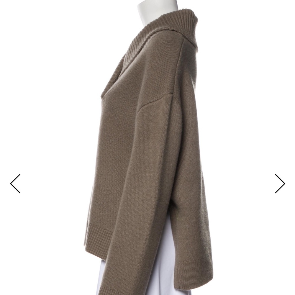 Toteme Taupe Cowl Neck Sweater - Picture 2 of 3
